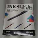 50 Pack Black Ink Pens - Bulk Pens, 1.0MM Medium Point Ballpoint Pens, Smooth Writing No Bleed Retractable Ball Point Pen (Black)