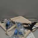 SPACECARE Mini Fridge Stand Mobile Roller, Adjustable Furniture Dolly with 4 Locking Wheels, Heavy Duty Washing Machine Base, Universal Appliance Pedestal for Dryer and Refrigerator- Off White (Ivory)