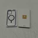 Miracase Magnetic for iPhone 13 Case 6.1 inch (Compatible with MagSafe)（with 2X Screen Protectors） Military-Grade Protection, Anti-Fingerprint Translucent Matte Phone Case Cover, Clear Blue