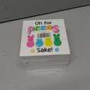 3 x Funny Easter Wooden Box Sign Decor, Bunny Rabbit Easter Gifts for Home Kitchen Farmhouse Table Decoration, Oh for Peeps Shake, 5 x 5 Inch (Fuchsia)