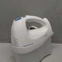 Hamilton Beach 6-Speed Electric Hand Mixer with Whisk, Traditional Beaters, Snap-On Storage Case, 250 Watts, White