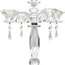 Amlong Crystal 5-Arm Crystal Candelabra 11"L x 10"W x 12"H