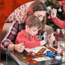 2 x Christmas Color Your Own Bookmarks-120 Pcs Spooky Christmas DIY Coloring Blank Bookmark Xmas Winter Holiday Party Gift Art Craft Supplies for Kids Goodie Bag Fillers Classroom Reading Rewards