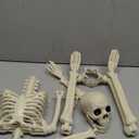 CAMIRUS 3FT Skeleton, 36" Full Body Skeleton with Movable Posable Joints, Realistic Plastic Bones Halloween Prop for Outdoor Haunted House Decorations