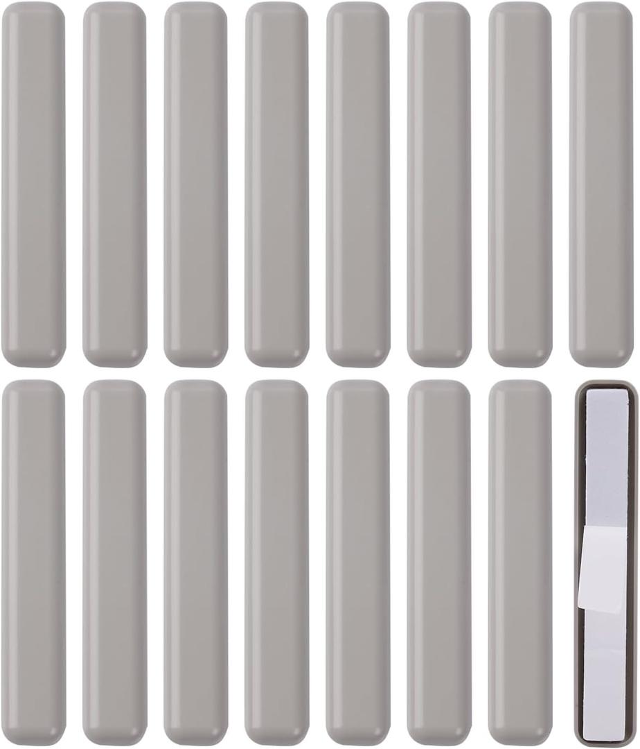 Furniture Sliders,17x99mm Rectangular Table and Chair Leg Sliding Pad for Easy Moving on Carpet Hardwood (16pcs)