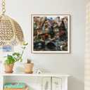 YULIDECO Landscape Diamond Art Kits for Adults,5D Diamond Art for Beginners, DIY Full Drill Diamond Painting Kit, Home Wall Decor Diamond Painting (13.78x13.78 Inch)