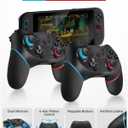 Pro Controllers Accessories Bundle for Nintendo Switch 2 18-in-1: Carrying Case, Screen Protector, Thumb Grip for Joycon, Dockable Console Protective Cover Shell, Steering Wheel, 2025 Switch2 Game Kit