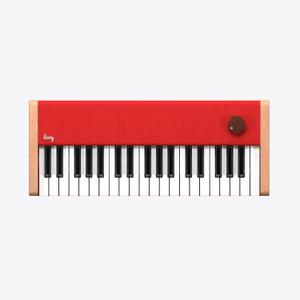 Loog Digital Piano - Portable Keyboard for Beginners with Musician Grade Sound, MIDI Over USB-C Rechargeable Musical Educational Instrument