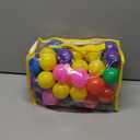 Ball Pit Balls Phthalate Free BPA Free Crush Proof Plastic - 7 Bright Colors in Reusable Play Toys for Kids with Storage Bag