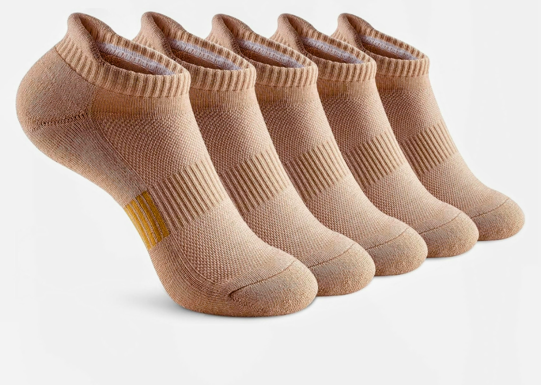 Gonii Ankle Socks Womens Running Athletic No Show Socks Cushioned 3-Pairs L