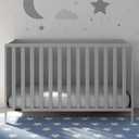 Graco Theo 3-in-1 Convertible Baby Crib - GREENGUARD Gold Certified, Converts to Toddler Bed & Daybed, Fits Standard Full-Size Baby Crib Mattress, 4 Adjustable Mattress Heights (Pebble Gray), 
Product Dimensions	53.27"L x 33.47"W x 28.9"H