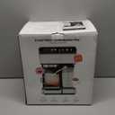 Chefman CafMaster Pro Espresso Machine, Brew Single or Double Shots, Coffee Maker with Built-In Milk Frother for Cappuccino & Latte, XL 1.8 Liter Removable Water Reservoir - Stainless Steel