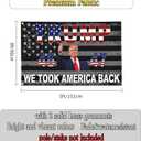 45th 47th President Flags 3x5 Ft Outdoor We Took America Back Flags for Bedroom Room Yard House Decorations Banner