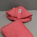 Heel Protectors Cushion for Pressure Sores,Adjustable Foot Support Boot Surgery Recovery Supplies for Elderly Bedridden Pressure Ulcer Cushion Ankle Pillow for Bed, Wheelchairs (Red- 2 Piece ( 1 Pairs ))