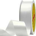 Double Face Satin Ribbon 1-1/2" X 50 Yards Polyester Off White Ribbon for Gift Wrapping Very Suitable for Weddings Party Invitation Decorations and More