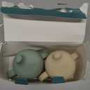 Silicone Sippy Cups for 6-12 Months Toddlers - Pack of 2 Food Grade Silicone Training Cups with Straws and Lids Grip Handle for Baby Led Weaning, 6 oz (Sage/Sand)