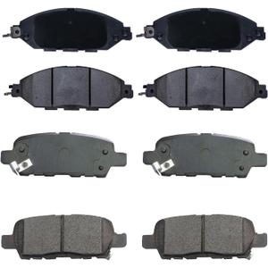 Replacement for Brake Pads Ceramic Front and Rear Infiniti Jx35 2013, Infiniti Qx60 2014-2019, Murano 2015-2019, Pathfinder 2013-2019 Brake Kits D1649,D905