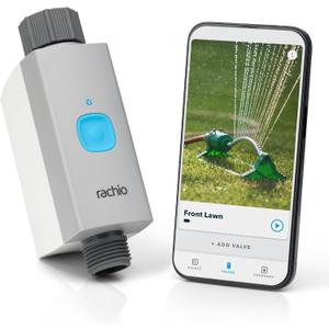 Rachio Smart Hose Timer (1 Valve Only) App-Controlled Outdoor Faucet Timer, Quick Install & Scheduling, Expandable System - Requires WiFi Hub