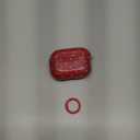 White Polka Dot Red Case with Lock for Airpods Pro 2 Gen,Vintage Aesthetic Pattern Stylish Luxury Trendy Retro Girls Women Protective Cover for Airpod Pro 2 Genetatio