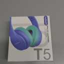 Kids Bluetooth Headphones, Lightweight Wireless Headphones for Kids, 85/94dB Volume Limited, 60 Hours Playtime, Bluetooth 5.3, Over-Ear Toddler Headsets with Built-in Mic-Blue