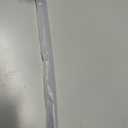 Frameless Shower Door Bottom Seal Shower Sweep with Drip Rail for 1/4" Glass,36" Long, Vinyl, Clear