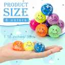 Wettarn 100 Pcs Jesus Loves You Easter Gifts Bulk Christian Bouncy Balls Rubber Jesus Loves You Bouncing Balls for Religious Easter Party Favor Basket Suffer (Stylish)