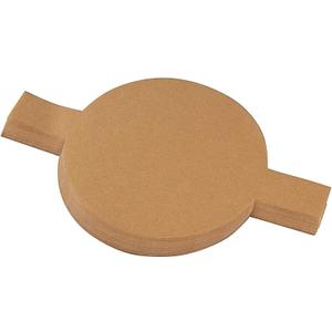 Juvale Brown Parchment Paper Rounds with Lift Tabs, 8 inch Nonstick Cake Pan Baking Liners - 100 Sheets