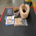 Velpeau Neck Brace for Neck Pain and Support - Soft Cervical Collar for Sleeping, Snoozing, Sleeping Upright, Anti-Snoring, Sleep Apnea for Women & Men (Khaki, Dual-purpose Version, M: 11.5-14"/3″)