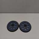2pcs Orbital Sander Replacement Pad Compatible with DeWa-lt, 5inch Heat Resistant Sander Pads, 8 Holes Hook and Loop Replacement Backing Sanding Pad (black)