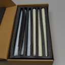 Colored Tall Taper Candles 12 inch Unscented Smokeless Long Tall Tapered Candle for Candlesticks Sticks Wedding Advent Home Decor Dinner ChristmasSet of 12