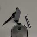 LISEN Cell Phone Stand Adjust for iPhone Phone Holder for Desk Recording, Gifts Women Office Desk Accessories PC Gaming Essentials Kitchen Gadgets Fit OtterBox Case Switch iPad Air Tablet 4-10 in (BLACK)