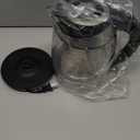 CHEFMAN Electric Kettle - 1.2L 1500W Hot Water Tea Pot with Infuser, BPA Free, Auto Shut Off, Boil-Dry Protection, Removable Lid, LED Light, Cordless Glass Electric Tea Kettle  Stainless Steel