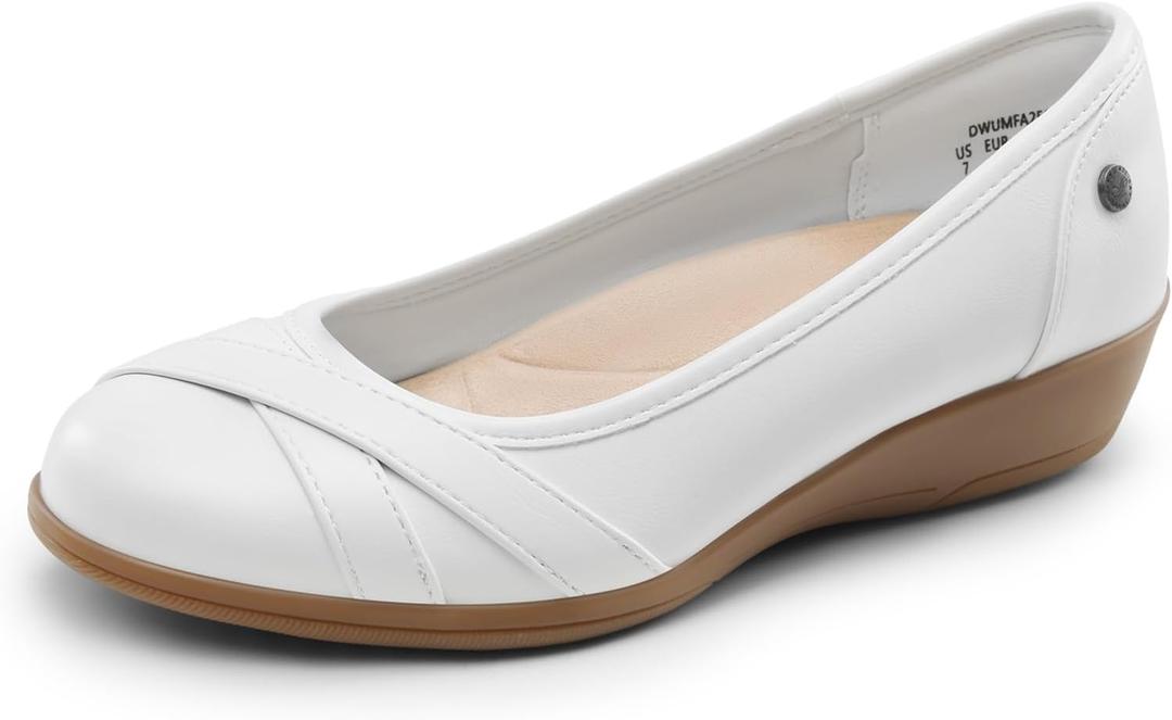 DREAM PAIRS Women's Ballet Flats Business Office Work Dress Shoes Comfortable Dressy Flats for Women size 8.5