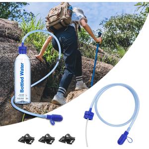 Hydration Adapter Kit for Smartwater and Premium Water/Soda Bottle, Compatible for Many Different Types Water, Outdoor Sports Accessories, Use for Camping, Cycling, Hiking