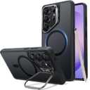 ESR for Samsung Galaxy S26 Ultra Phone Case with Stash Stand, Compatible with MagSafe, Military-Grade Protection, Magnetic Case for Samsung Galaxy S26 Ultra, Scratch-Resistant Back Cover, Clear Black