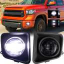 LED Fog Light with DRL Compatible for Toyota Tundra 2014 2015 2016 2017 2018 2019 2020 2021 Bumper Fog Lamps