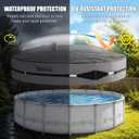YSPACE 600D Round Pool Cover 30FT for Above Ground Pools Waterproof
