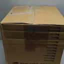 KKTONER PU Leather Round Rolling Stool with Foot Rest Swivel Height Adjustable Stool Spa Drafting Salon Tattoo Work Office Massage Task Chair White Small (White)