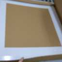 JCJMY 30x30 Picture Frame White with 24x24 Mat, Display Photo 24x24 with Mat or 30 x 30 Without Mat, Wall Hanging Large 30x30 Poster Frame with Shatter Resistant Plexiglass, White