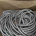 Garden Hose Metal 100FT, Stainless Steel Heavy Duty Water Hose With 10 Function Nozzle, No-Kink, Tough & Flexible, Sturdy and Lightweight, Rust Proof for Yard, Outdoor, RV