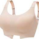 Gailife Womens Wireless Push Up Bras for Women No Underwire Seamless Full Coverage Supportive T Shirt Everyday Bras, M