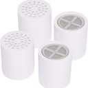 15 Stage Shower Filter Replacement Cartridge, Universal High Output Shower Filter for Hard Water Remove Chlorine and Harmful Substances, Body Caring, 4 Pack