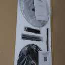 Fanbulous 65 inch Large Ceiling Fans with Lights and Remote, Outdoor Black Ceiling Fan with 10 Blades, 32W LED light 3 CCT, 6 Speed Reversible Quiet DC Motor, Modern Ceiling Fan for Living Room Patio