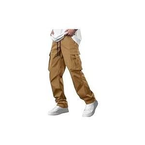 DOWMQ Men's Casual Cargo Pants Workout Sweatpants Joggers Stretch Hiking Drawstring Tactical Trousers, 2XL DOWMQ Men's Casual Cargo Pants Workout Sweatpants Joggers Stretch Hiking Drawstring Tactical Trousers, 2XL