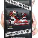 Ins Off Sports Shoes Brand Puffer Phone Case Compatible with Cool iPhone 17 Air Case 6.5 inch, Nice Sneakers Aesthetic Graphics White Label Soft Silicone Rubber Shockproof Drop Protection Cover (Black-3)