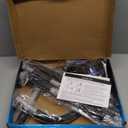 Ally Peaks Pull Up Bar for Doorway | Thickened Steel Max Limit 440 lbs Upper Body Fitness Workout Bar| Multi-Grip Strength for Doorway | Indoor Chin-Up Bar Fitness Trainer for Home Gym Portable (silver1)