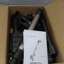 Cordless Vacuum Cleaner, 580W 48KPA 70 Mins Vacuum Cleaners for Home, Self-Standing Stick Vacuum with Touch Screen, Wall Mount Charge, Ultra High-Power Brush for Pet Hair/Plush Carpet/All Floor (Black)