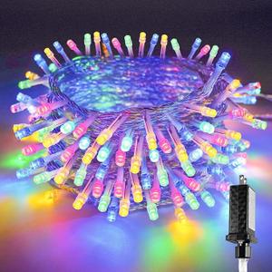 240LED 88Ft Connectable String Lights Indoor Outdoor Clear Wire | Multicolor Christmas Lights | Twinkle Fairy Light Plug in with Timer for Bedroom Classroom Wedding Tree Patio Decor