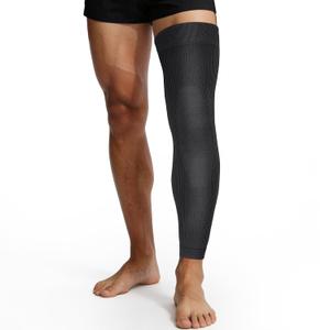 Leg Compression Sleeve - Full Length Knee Sleeve Covers Thigh, Knee and Calf, Stays in Place for Sports, Soft and Elastic for Comfort, Large
