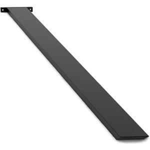 Hidden Island Countertop Support Bracket 1 Pack Black 20 Inch Heavy Duty Granite Countertop Bracket Iron Island Support Brackets for Granite Quartz Wood